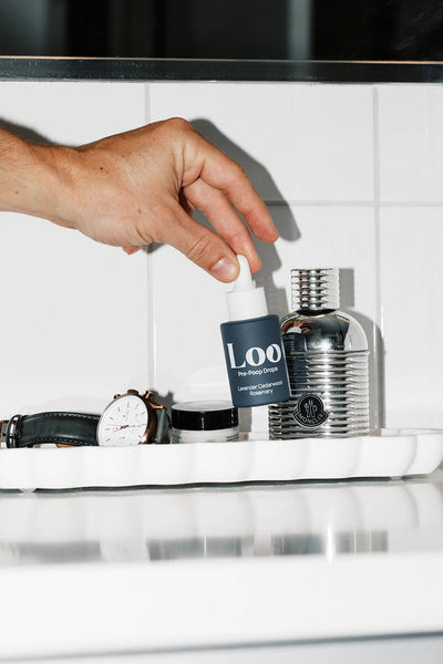 Loo Pre-Poop Toilet Drops — Lavender Cedarwood Rosemary