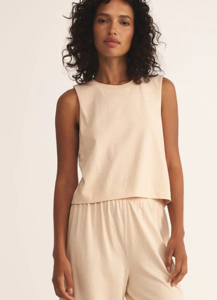 ZSUPPLY SLOANE JERSEY MUSCLE TOP
