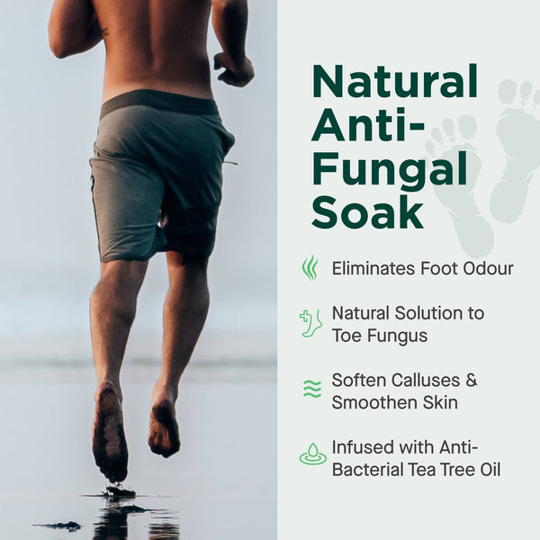 Plant of Life Tea Tree Oil Foot Soak with Epsom Salt | Fungus & Odor 16 Oz
