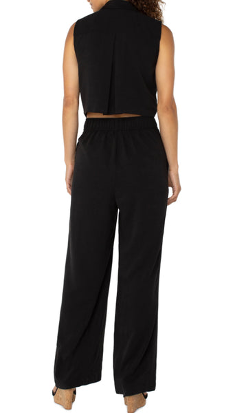 LIVERPOOL SLEEVELESS WIDE LEG JUMPSUIT