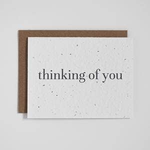 THE GOOD CARD Plantable Greeting Card - Thinking of You - Classic