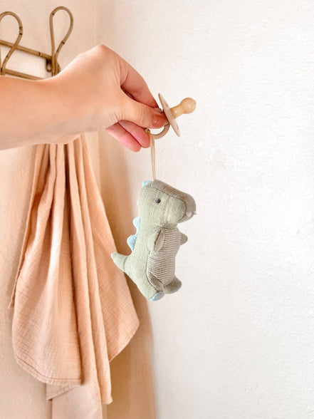 Bitzy Pal Natural Rubber Pacifier & Plush