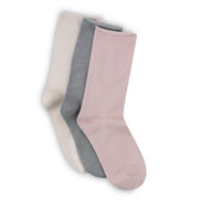 LEMON RECYCLED PILLOW POLYTAM CREW SOCKS 3PK