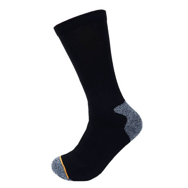 3-Pack Men's Black Heavy Duty Crew Socks