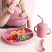 Baby bliss Infant Feeding Set, Baby Mealtime Gift Set with Box