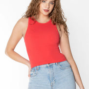 C’EST MOI BAMBOO RIBBED TANK