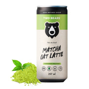 Two Bears Frothed Matcha Tea Oat Latte