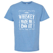 The Whiskey Made Me Do It Men's T-Shirt | Funny Shirt