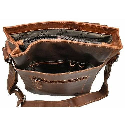 GREENWOOD LEATHER Leather Shoulder Bag Torquay - GW836