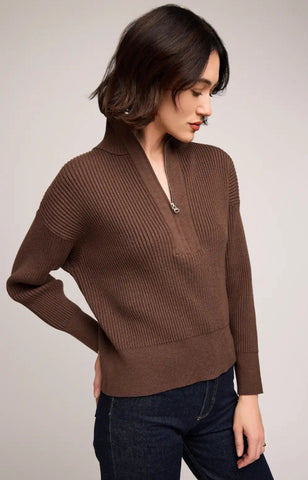 GENTLE FAWN HOPE HALF ZIP SWEATER
