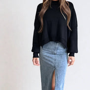 PRIV CELESTE SILKY KNIT SWEATER