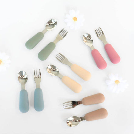 Baby bliss Stainless Steel & Silicone Silverware