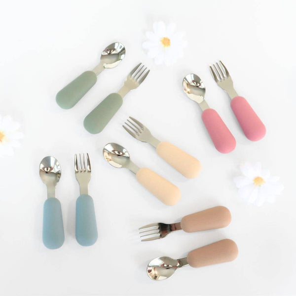 Baby bliss Stainless Steel & Silicone Silverware