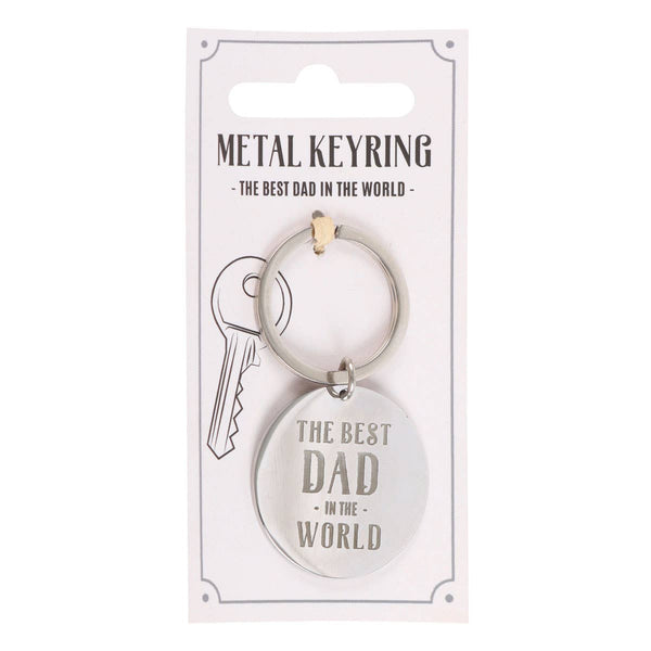 Best Dad in the World Father's Day Keyring