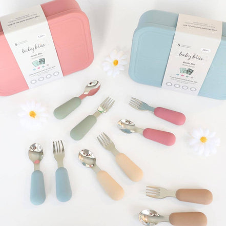 Baby bliss Stainless Steel & Silicone Silverware