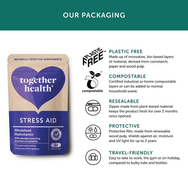 Together Health Stress Aid – Stress Supplement – 30 Capsules