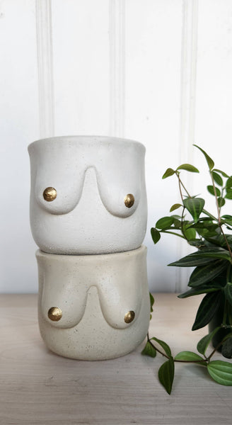 PLANT ‘ER HERE Golden Boob Pot