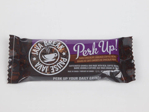 Wildly Canadian Perk Up! Caffeinated Specialty Bar with Dark Chocolate