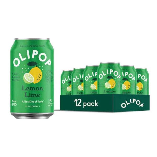 Olipop Lemon Lime Sparkling Tonic 355 ml