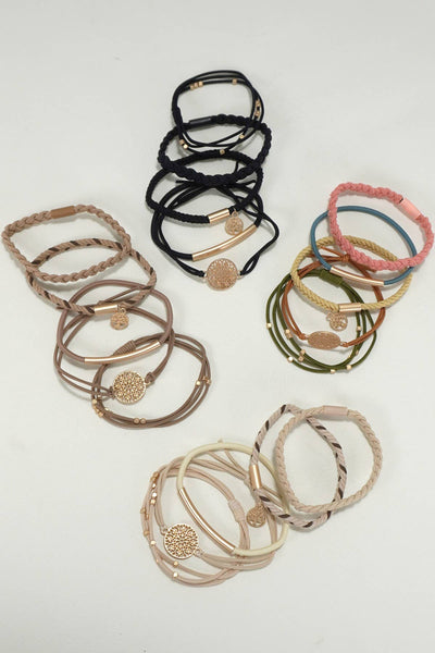 JOSSLYN BOHO DUAL FUNCTION KNOT BRACELET HAIR TIES