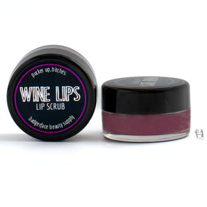 Badgerface Lip Scrub. Wine Lip Scrub. Wine Lover Gifts.