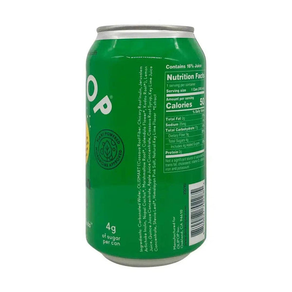 Olipop Lemon Lime Sparkling Tonic 355 ml