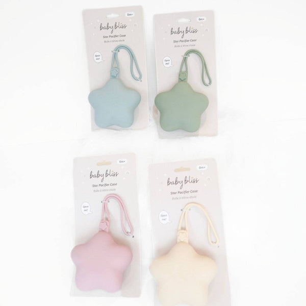 Baby Bliss Star Pacifier Holder Case