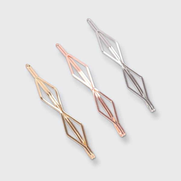 Diamond Bobby Pin 3 Pack