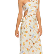 MINK PINK CARMEN ONE SHOULDER MIDI DRESS