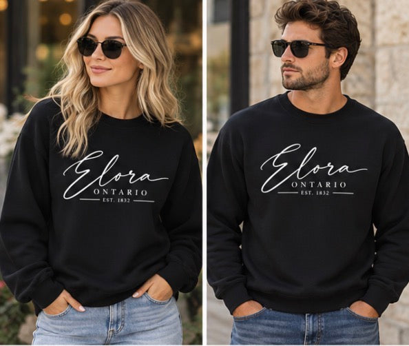 ELORA SCRIPT LOGO CREWNECK