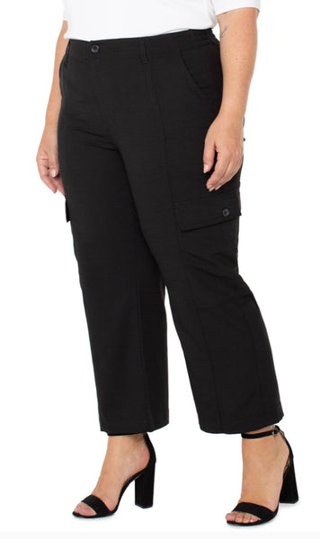 LIVERPOOL HR CARGO STRAIGHT-BLACK