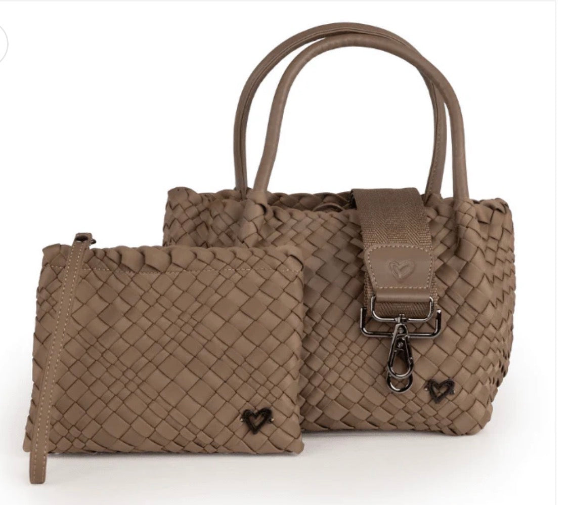 PRENELOVE LANARK WOVEN SMALL TOTE