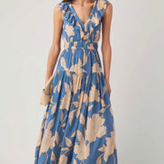 ZSUPPLY MALENE BLOOM FLORAL MAXI DRESS
