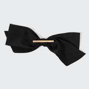 KITSCH Recycled Fabric Bow Hair Clip 1pc- Black
