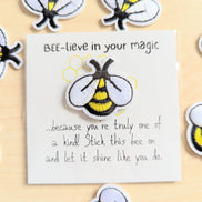 UPLIFTED Believe in Your Magic – Mini Card with Bee Patch