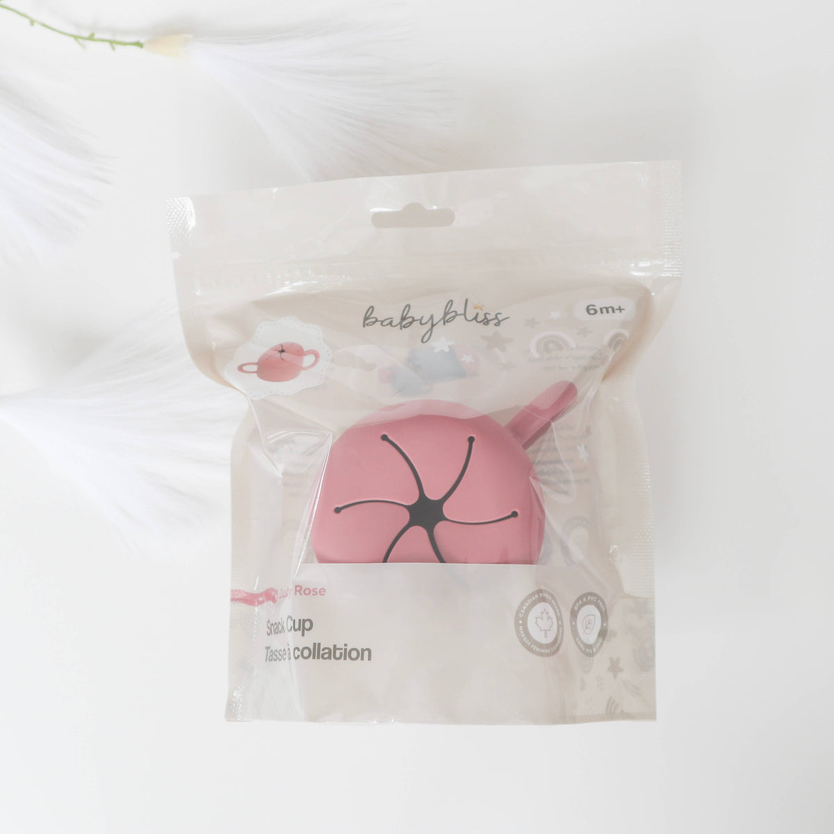 Baby bliss Silicone Snack Cup for Babies, Toddlers & Kids