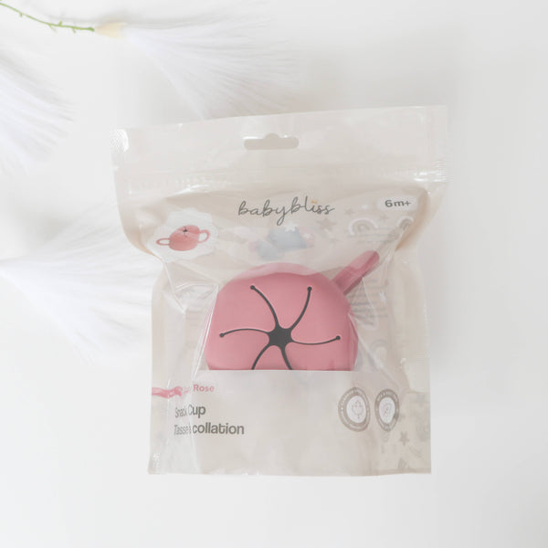 Baby bliss Silicone Snack Cup for Babies, Toddlers & Kids