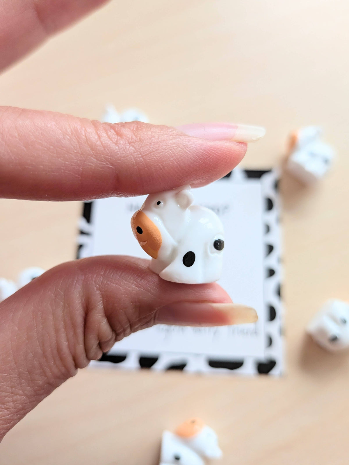 UNLIFTED INK Legendary Friend Card & Cow Figurine with Personal Note