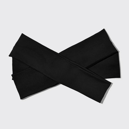 KITSCH Recycled Active Headbands 3pc Set- Black