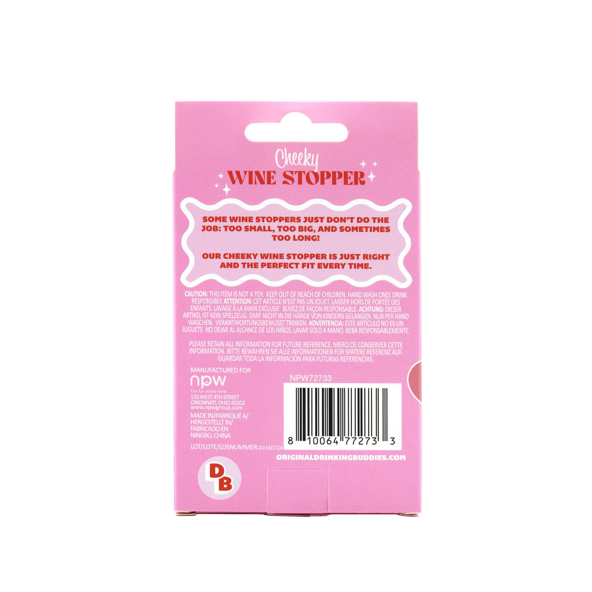 NPW Bachelorette Party Cheeky Wine Stopper