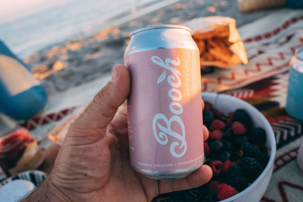 BOOCH - Raspberry Lemonade Kombucha Can