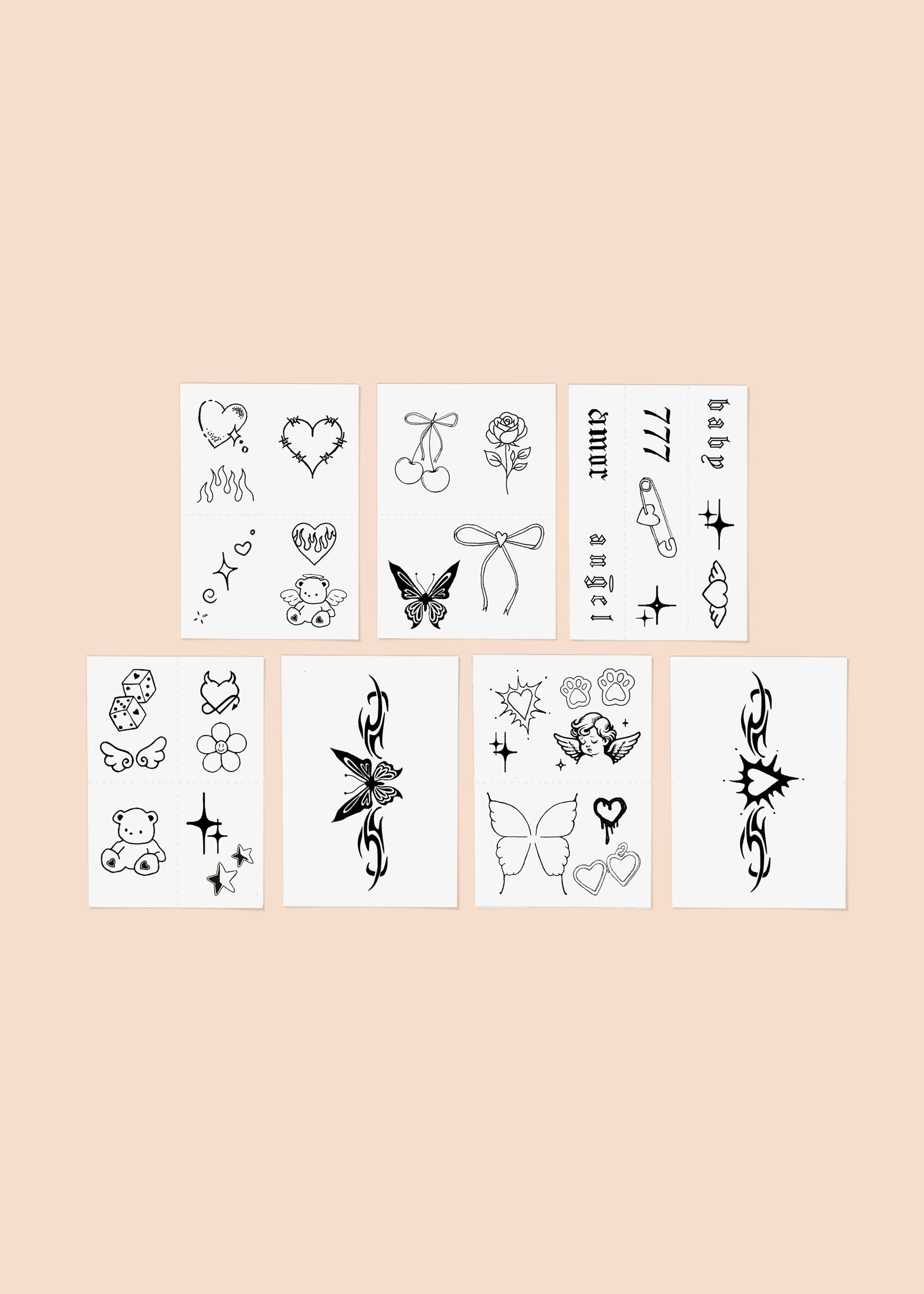 INKED BY DANI She's All That Temporary Tattoo Pack
