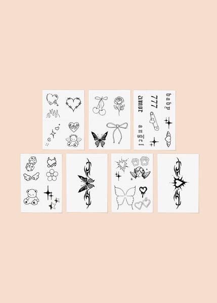 INKED BY DANI She's All That Temporary Tattoo Pack