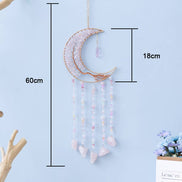 Crystolver 60cm Crystal Tree of Life Moon Dreamcatcher