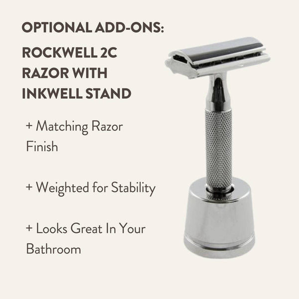 Rockwell 2C Adjustable Razor – Chrome Finish