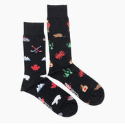 MEN’S FRIDAY SOCKS SPORTS & FISHING & WORK MISMATCHED