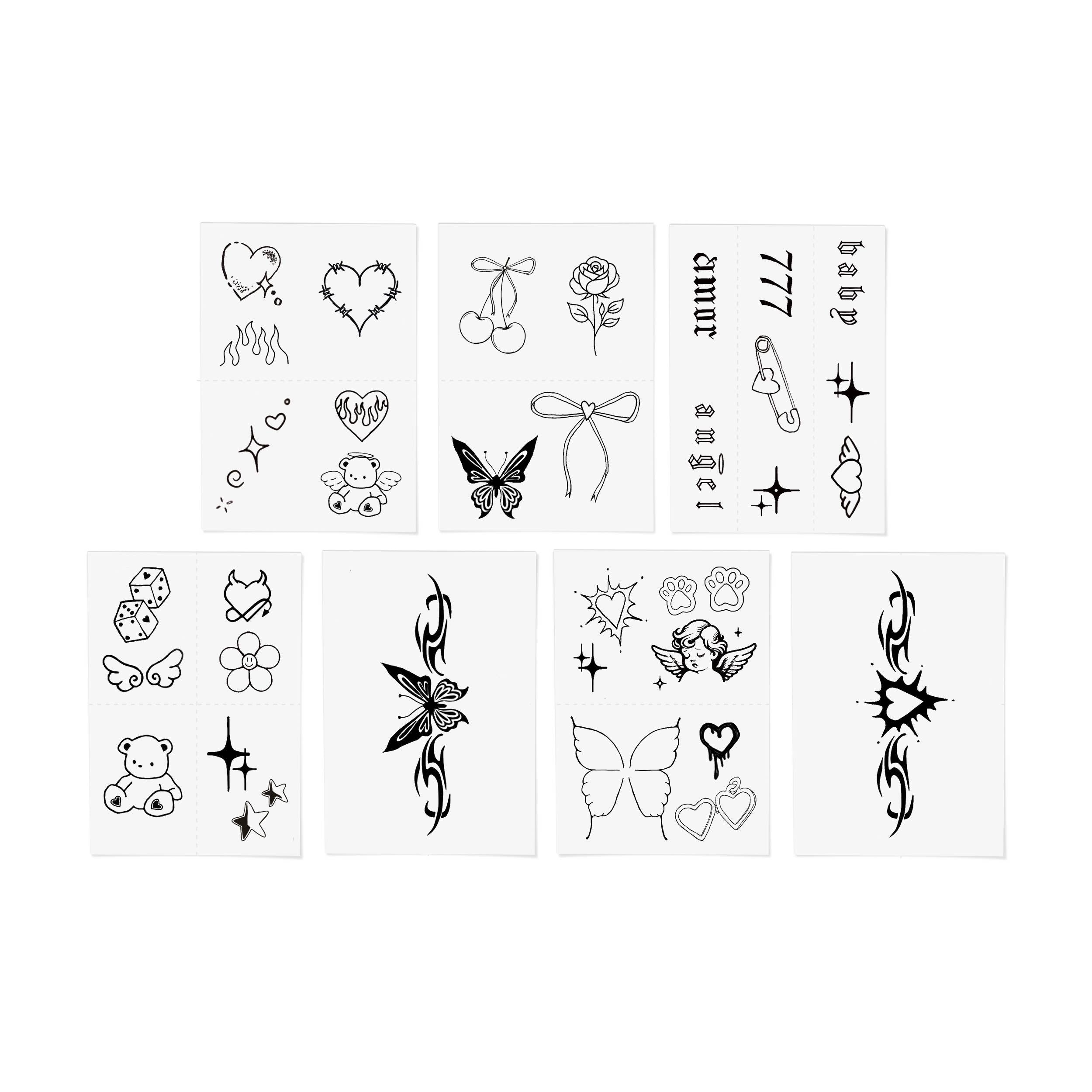 INKED BY DANI She's All That Temporary Tattoo Pack