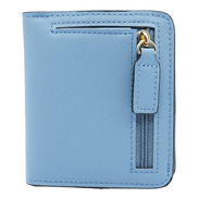 Women's Small Compact Bifold Luxury Wallet With Window ID