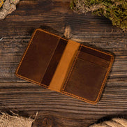 Genuine Leather Wallet, Handmade Wallet