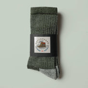 MUTTONHEAD Merino Mountain Hiking Socks - Olive
